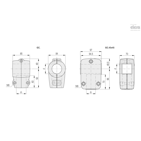 Connection Joints, GC.45x45-A